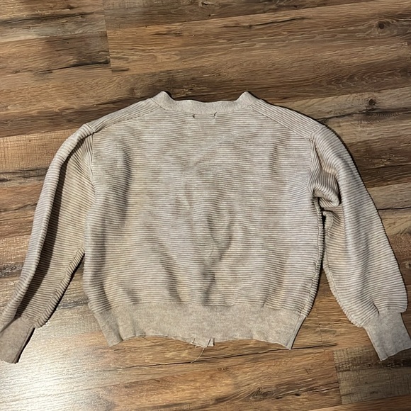 Tan Button Cardigan - Picture 3 of 3